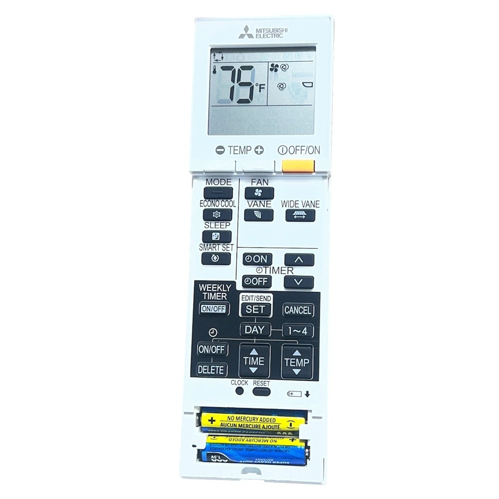 Mitsubishi Electric SG176 AC Remote Controller White Wireless LCD Display